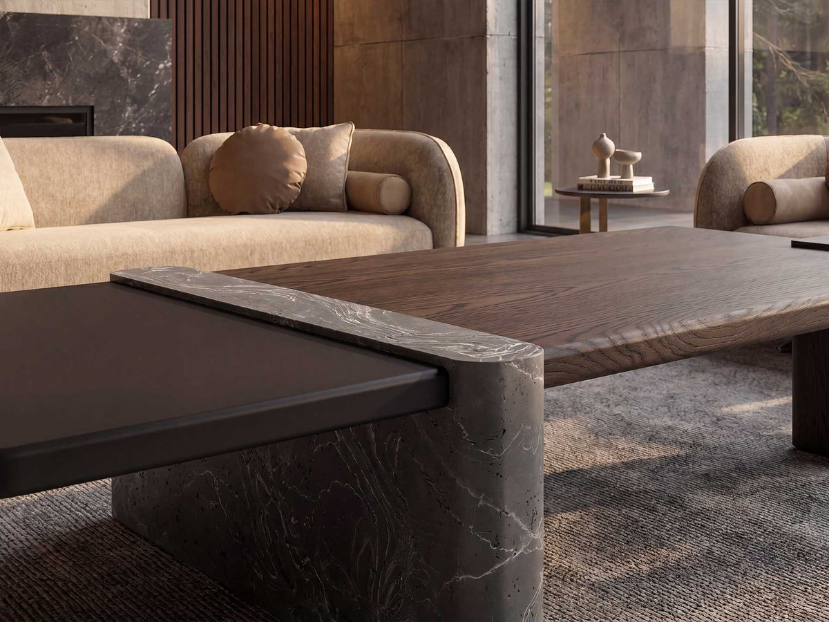 Mora 4 Seater Sofa with Coffee Table